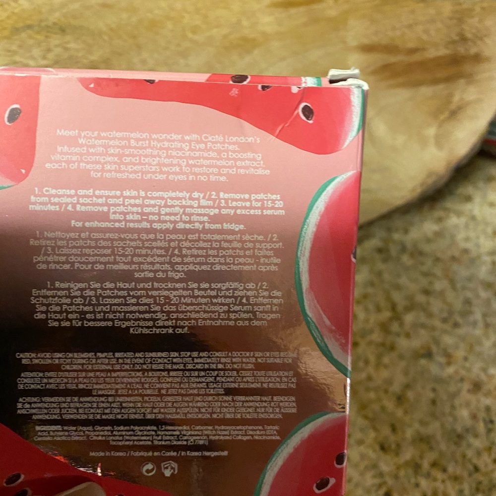 Facial Mask And Eye Patches